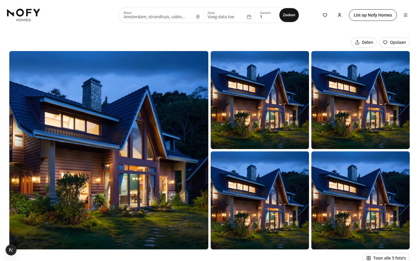 Preview of a Nofy Homes listing page
